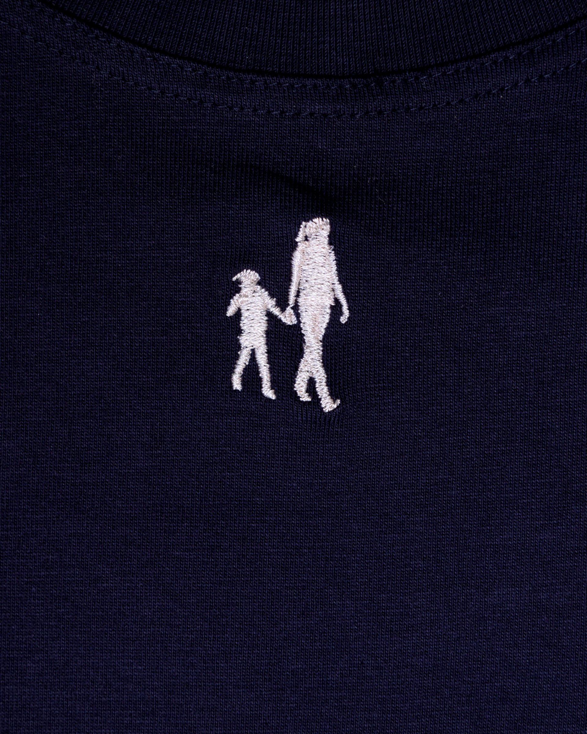 Playera  Azul M.