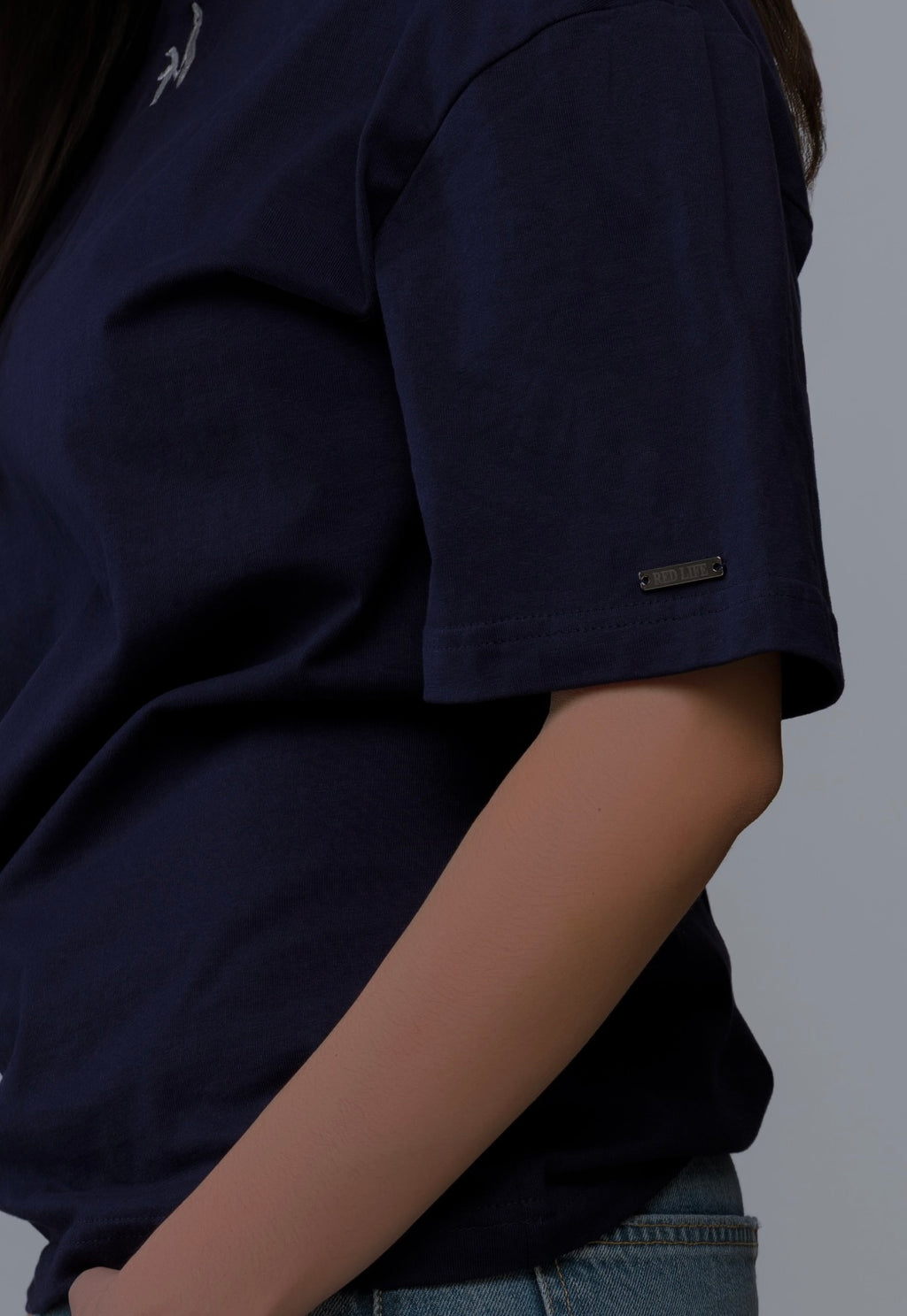 Playera  Azul M.