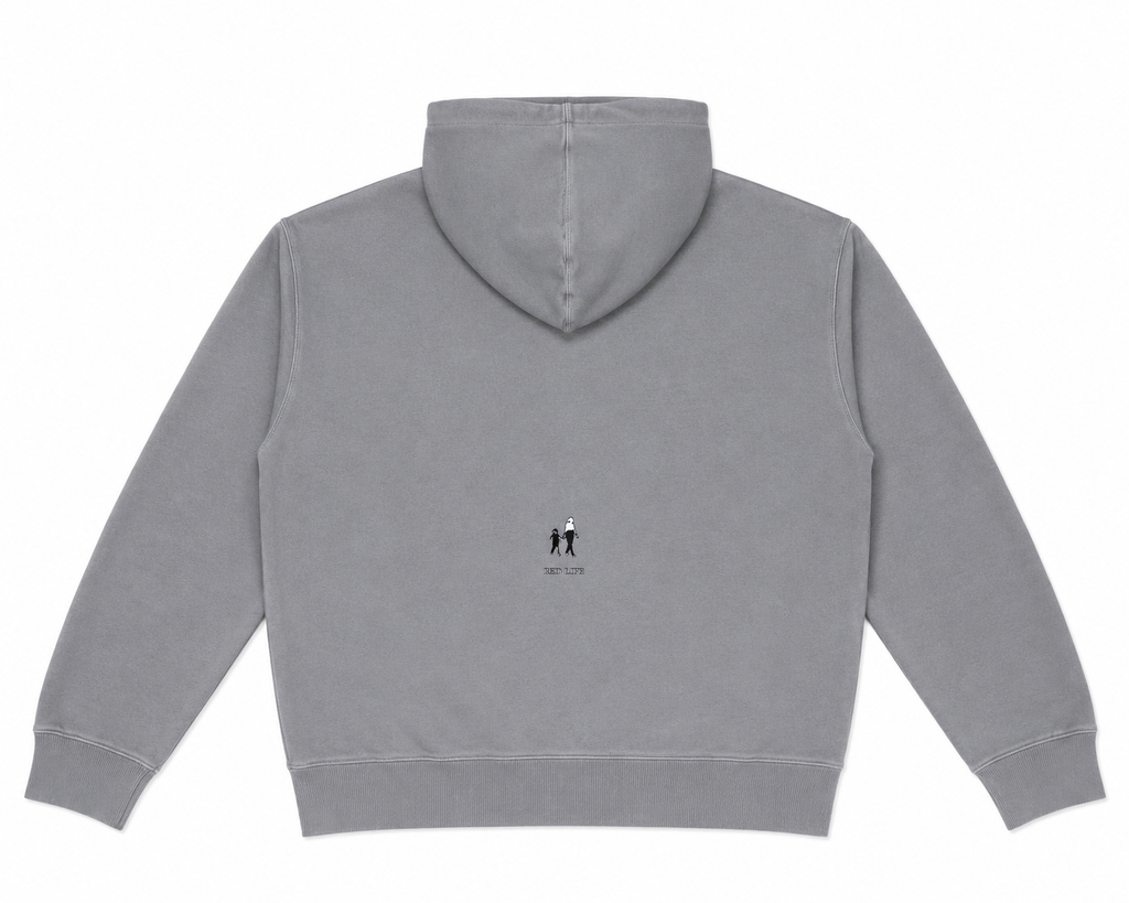 Hoodie Oversize gris claro