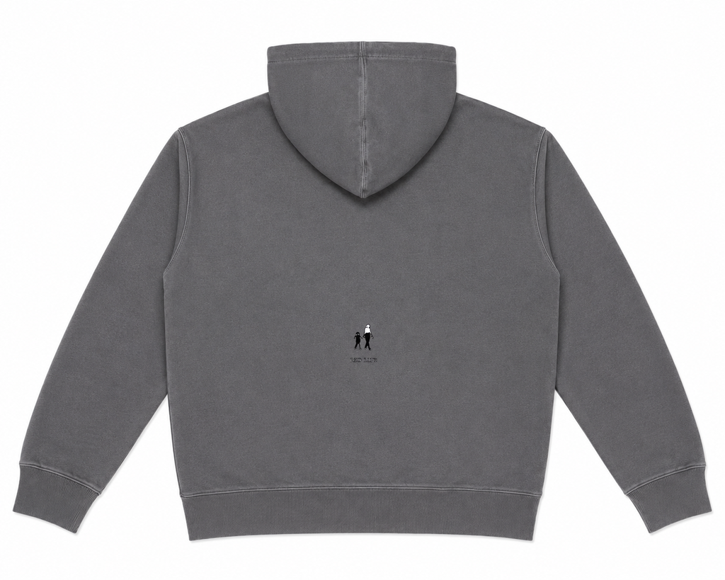 Hoodie Oversize gris obscuro